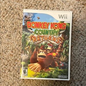 Nintendo vibrant Donkey Kong Country Returns video game for Wii
